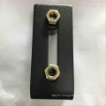 Barn door guide nylon roller wheel bracket